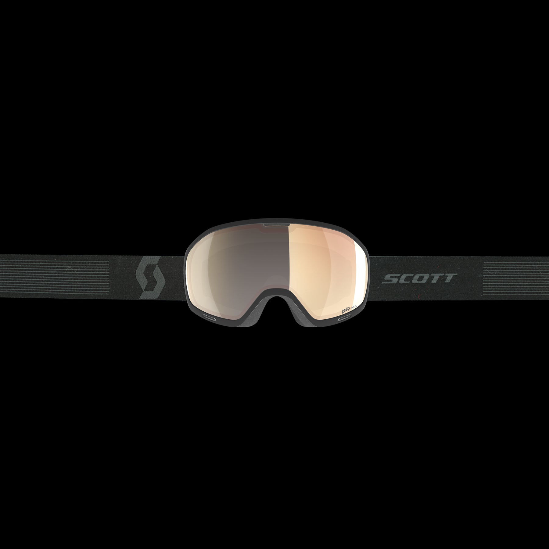 Scott Unlimited II OTG LS Goggles Mineral Black - Light Sensitive Bronze Chrome Lens