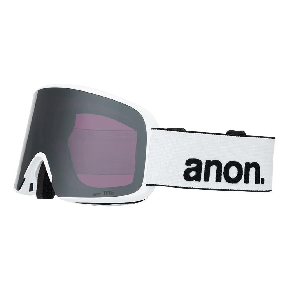 Anon M6 MFI Goggles White - Perceive Sunny Onyx + Variable Violet Lens + Face Mask
