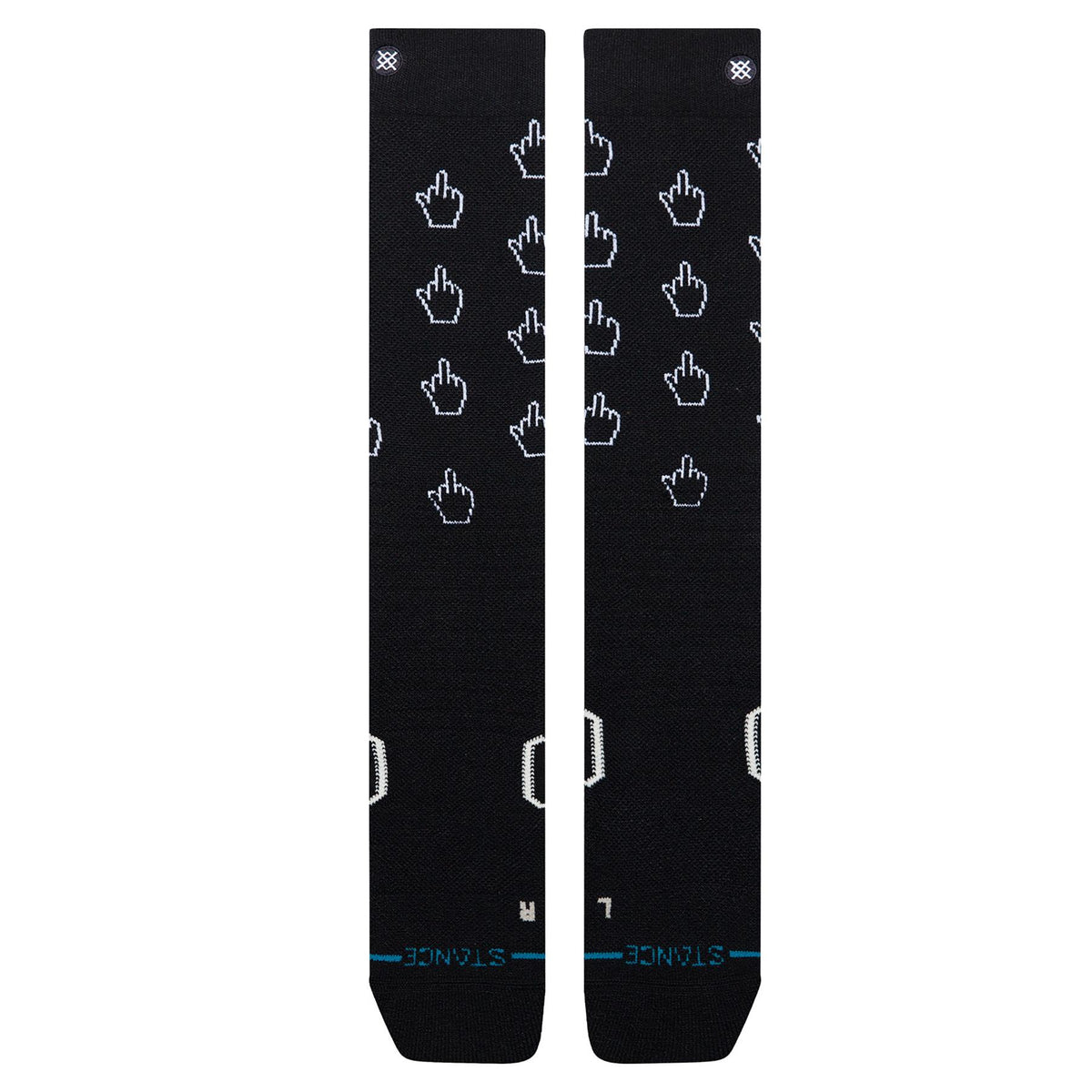 Stance Cursor Mid Poly Ski + Snowboard Socks Black