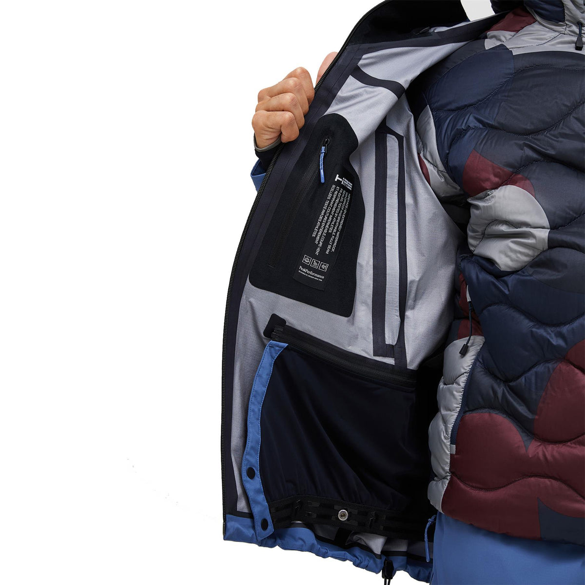 Peak Performance Mens Ridge Ace Ski Jacket Summit Sky