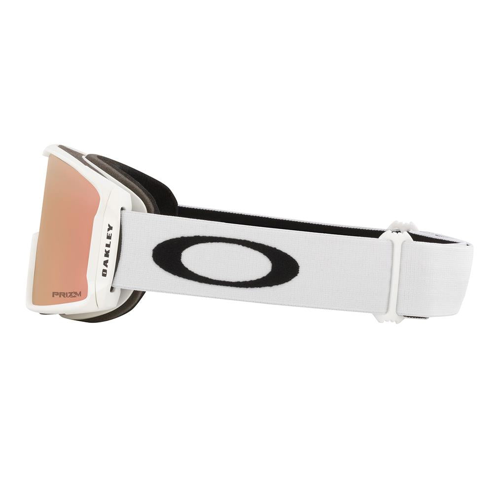 Oakley Line Miner M Goggles Matte White - Prizm Rose Gold Lens