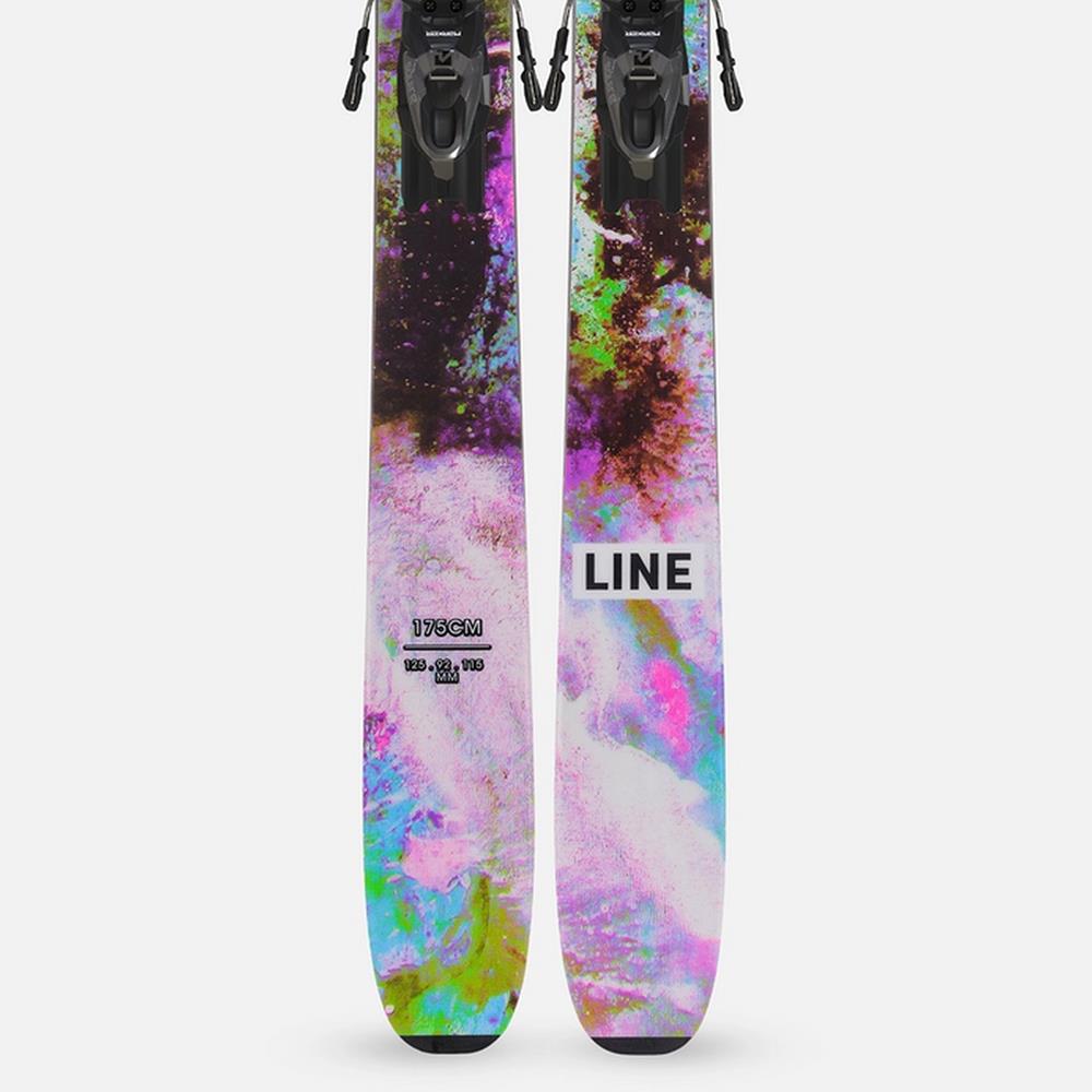 Line Pandora 92 Unisex Skis + Squire 10 QC Bindings 2025