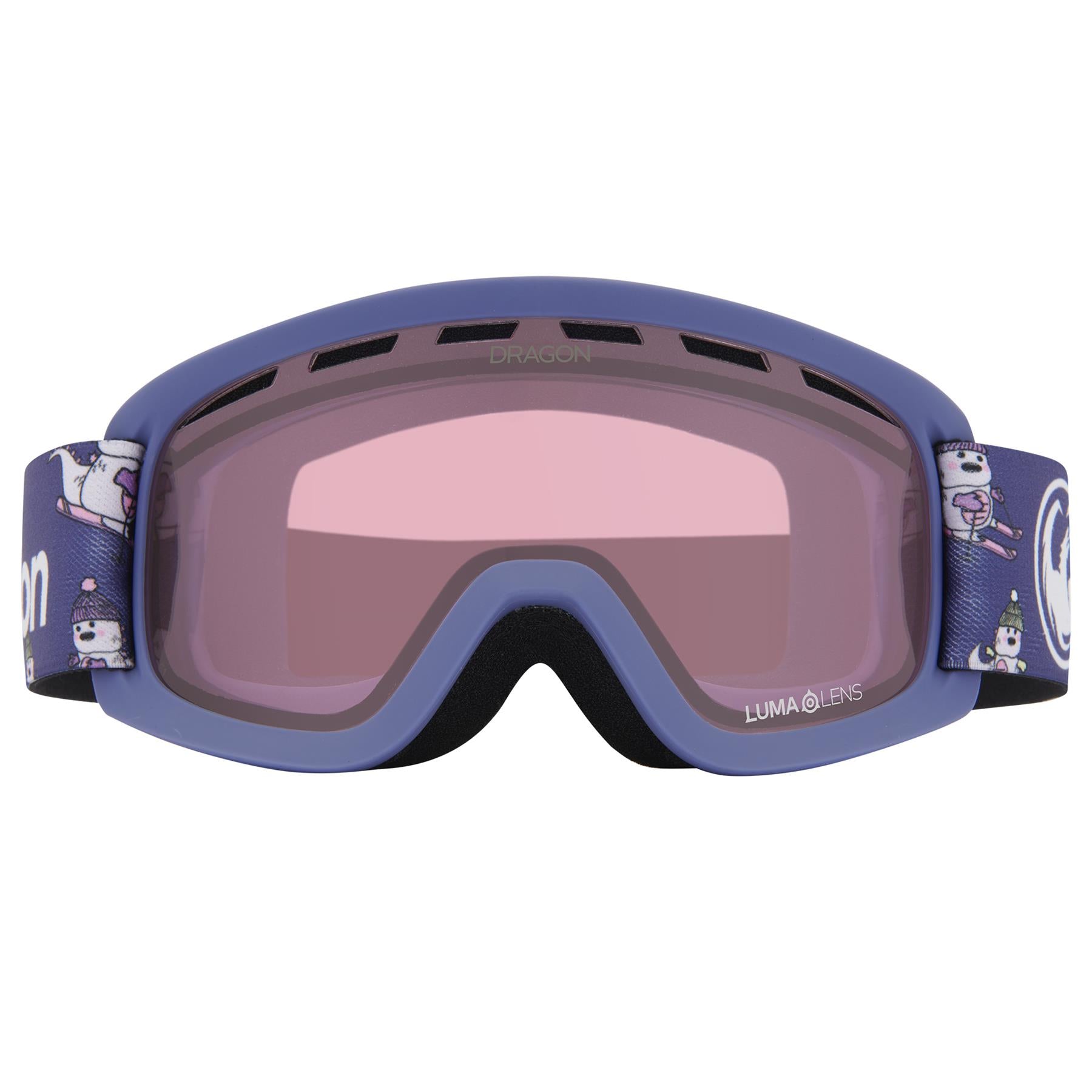 Dragon Lil D Kids Goggles Lil Kaiju Purple - LL Light Rose Lens