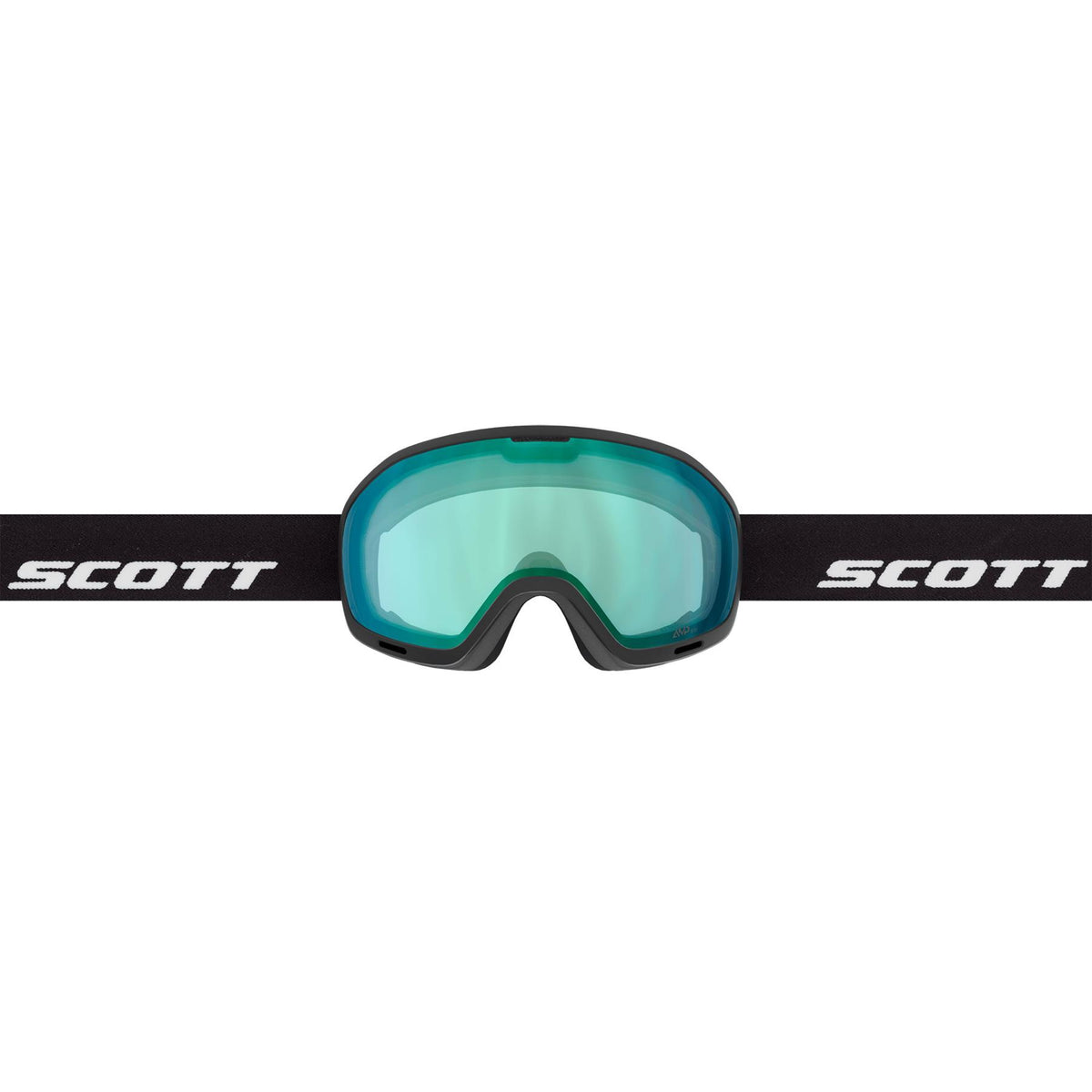 Scott Unlimited II OTG Goggles Black - AMP Aurora Green Chrome Lens