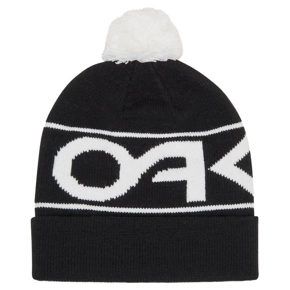 Oakley Factory Cuff Beanie Black/White Logo