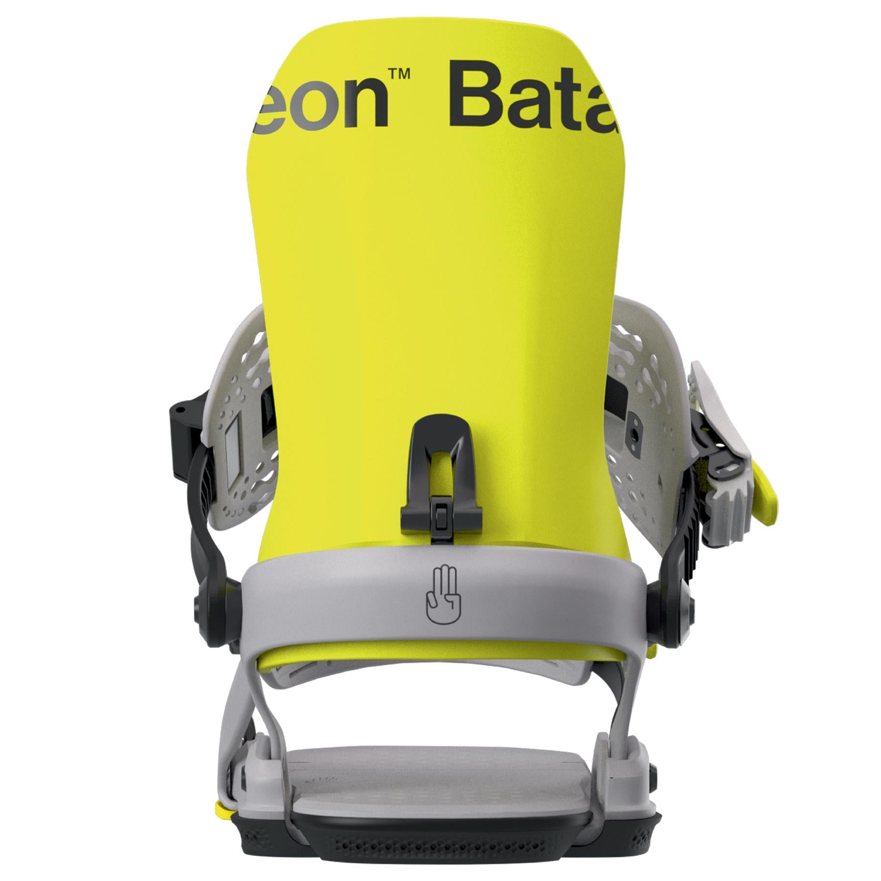 Bataleon Chaos AsymWrap Mens Snowboard Bindings Neon Yellow 2026
