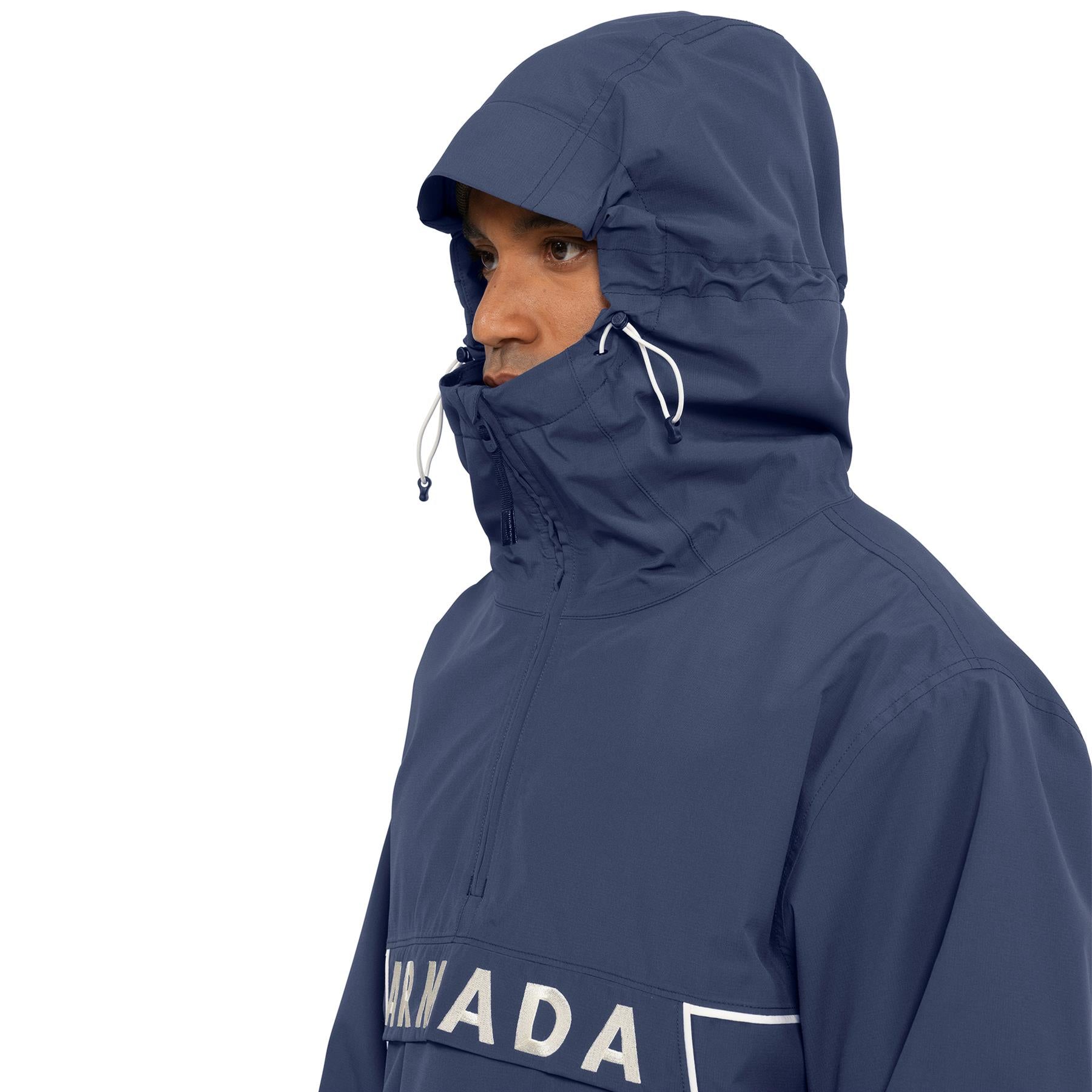 Armada Salisbury 2L Mens Anorak Jacket Navy