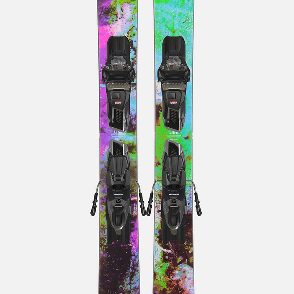 Line Pandora 92 Unisex Skis + Squire 10 QC Bindings 2025