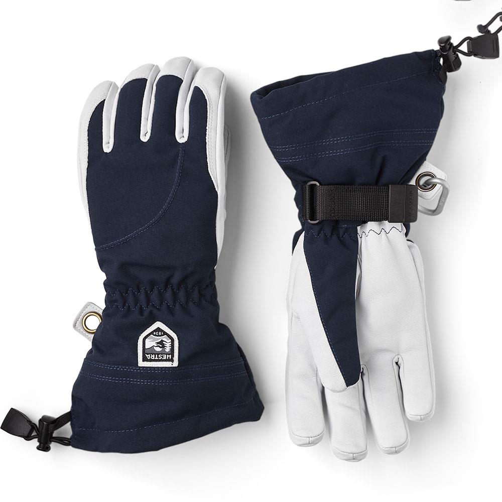 Hestra Heli Ski Female Gloves Navy/Off White