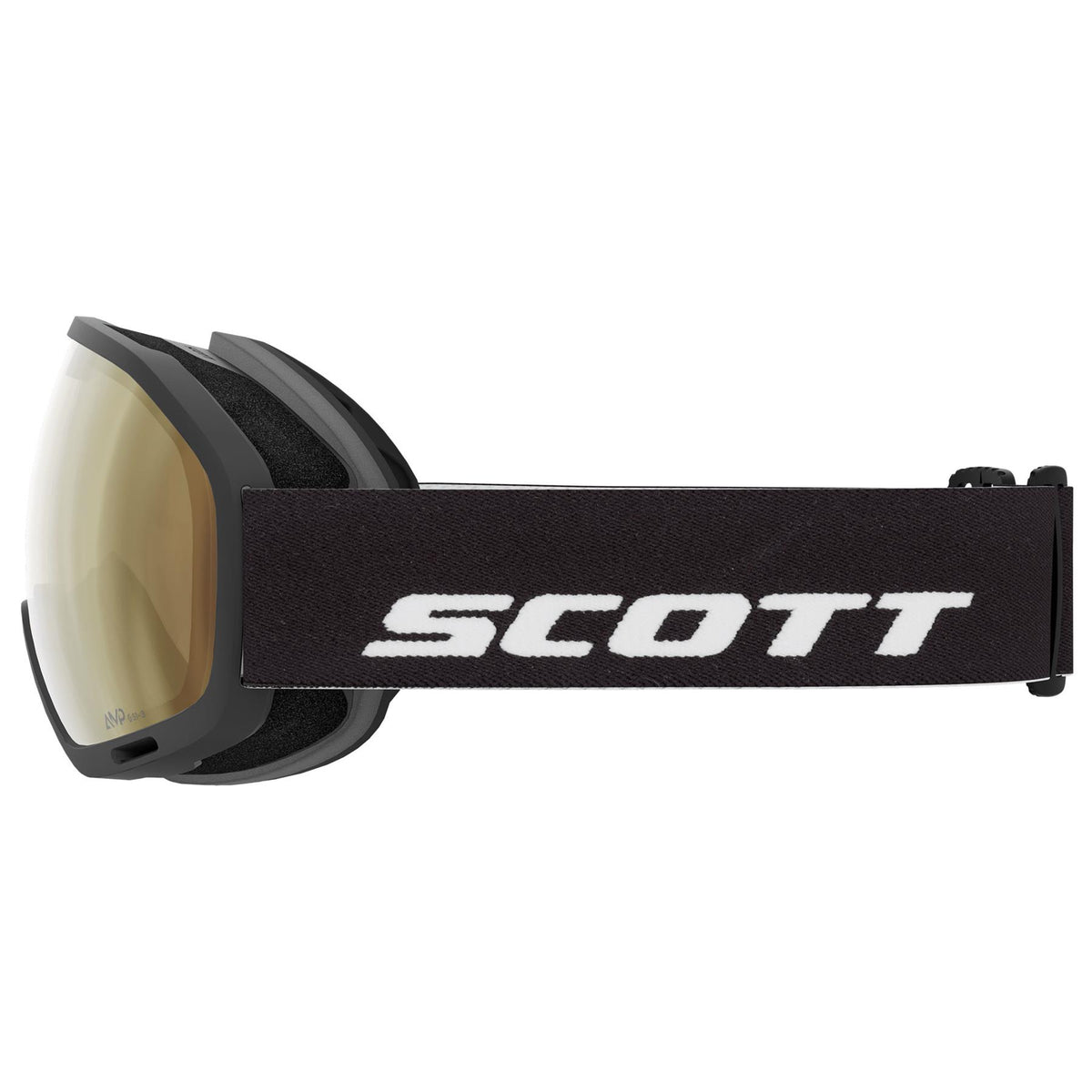 Scott Unlimited II OTG LS Goggles Black - AMP LS Cinnamon Chrome Lens
