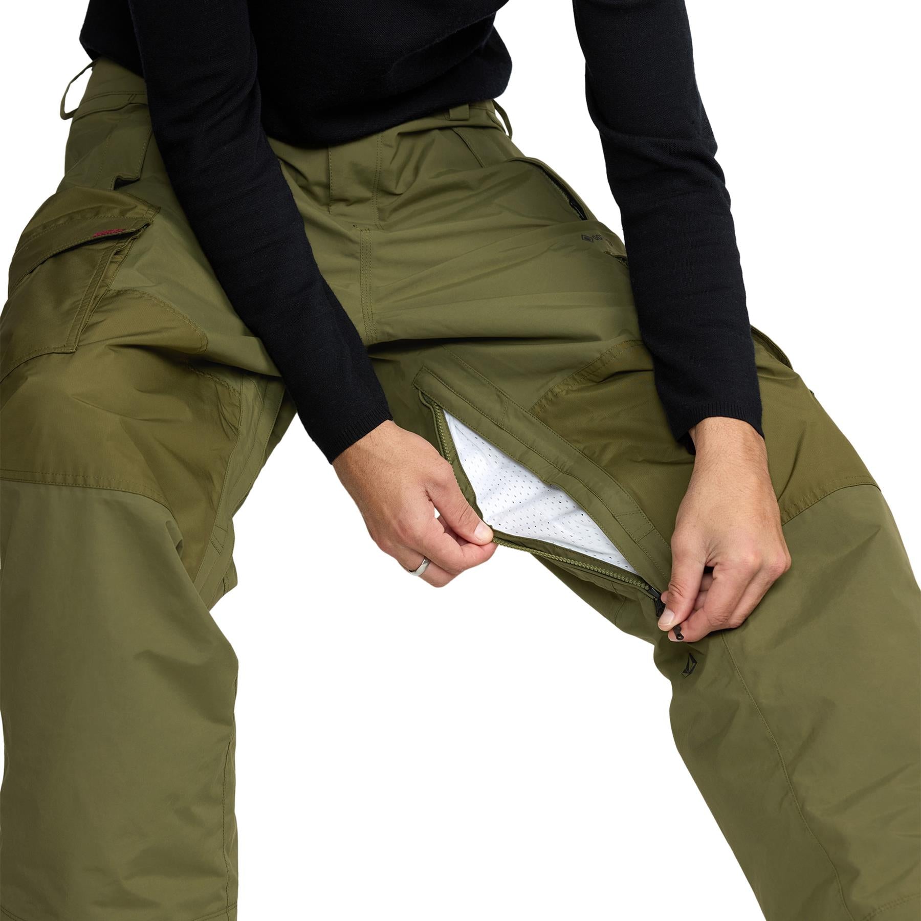 Volcom Longo GORE-TEX Mens Pants Dark Olive