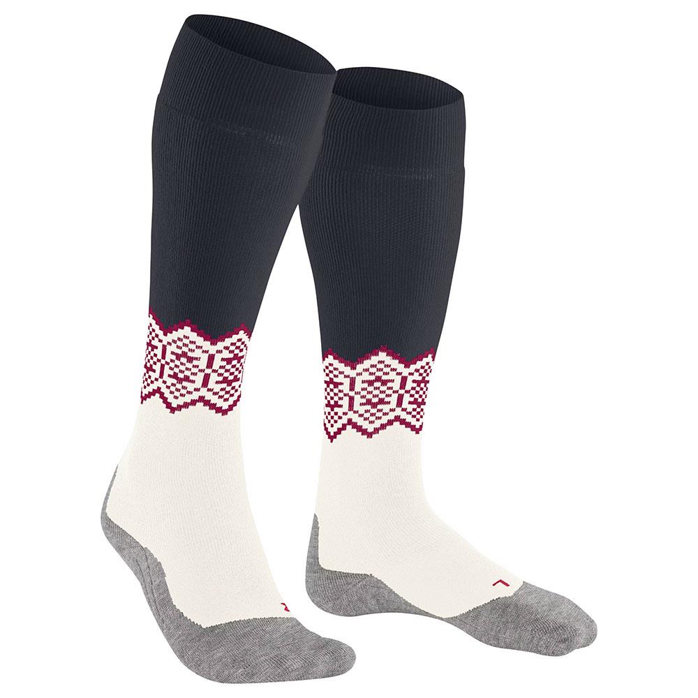Falke SK2 Womens Ski Socks Off-White