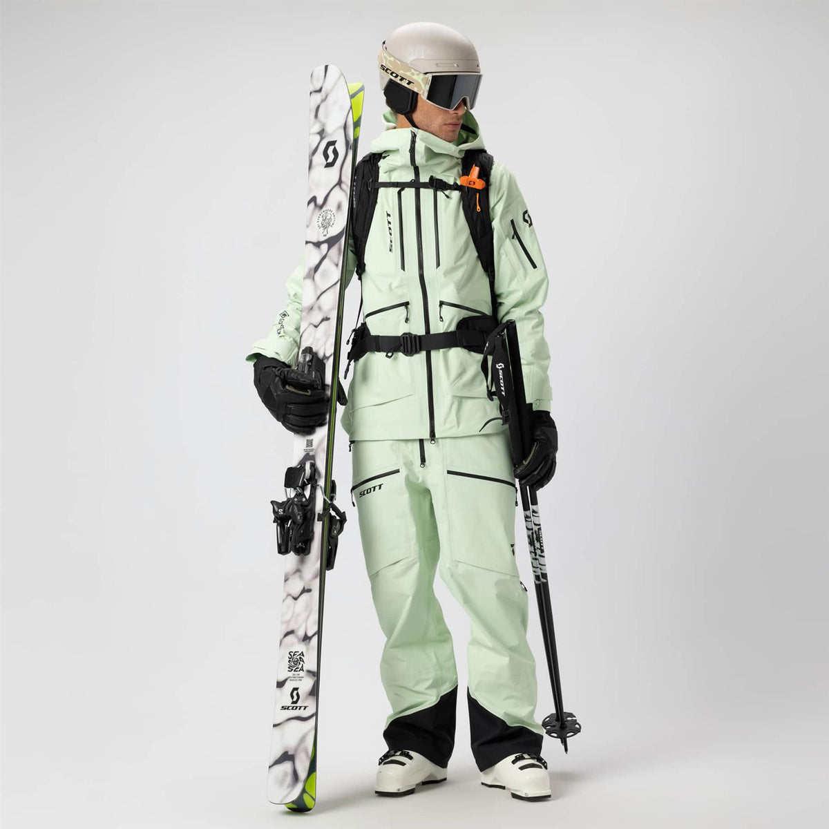 Scott Vertic GTX 3L Mens Jacket Vapour Green
