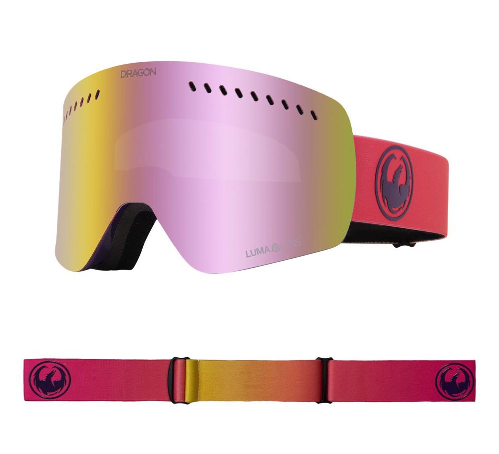 Dragon NFXS Goggles Fade Pink - Lumalens Pink Ion + Lumalens Rose