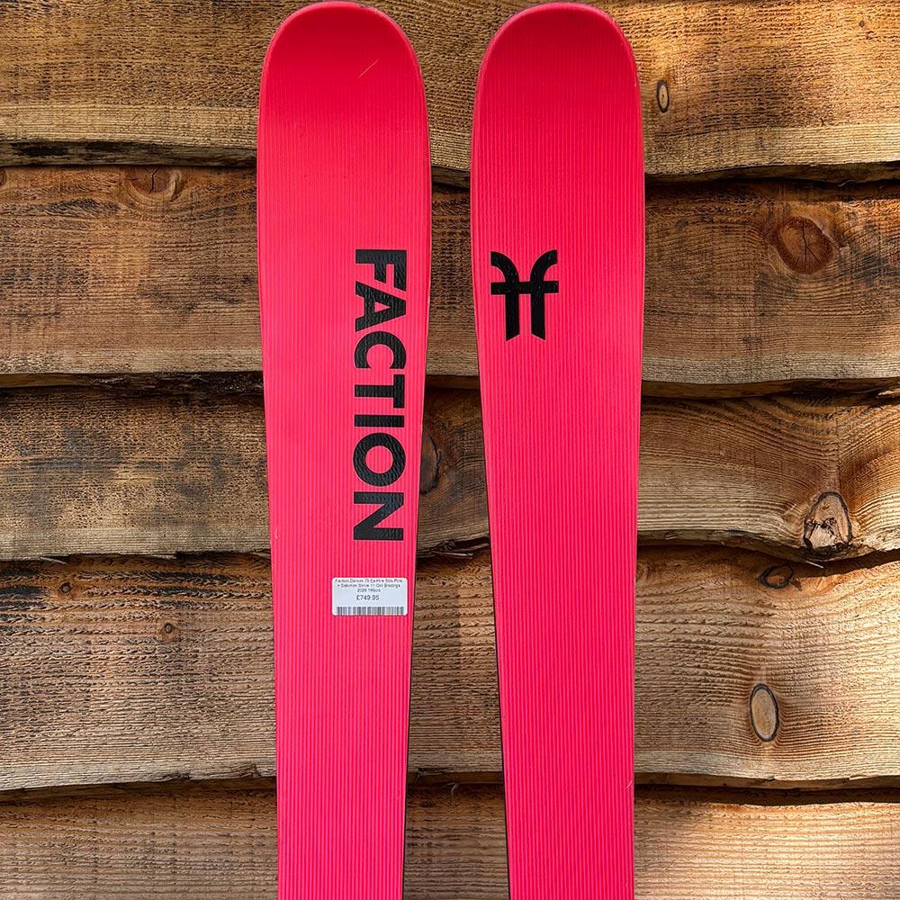 Faction Dancer 79 Ex-Hire Skis Pink + Salomon Strive 11 GW Bindings 2026 166cm