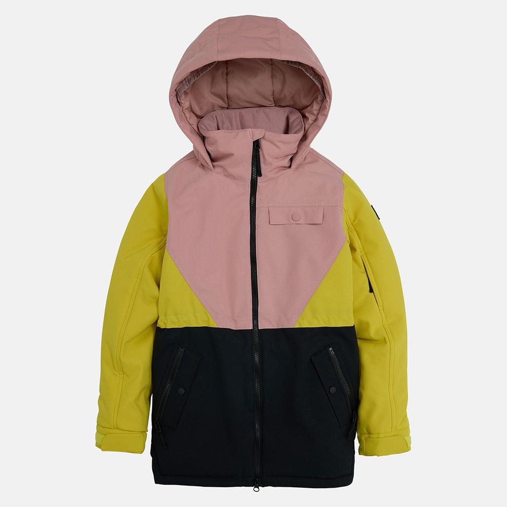 Burton Girls Khione 2L Jacket Powder Blush/Sulfur/True Black