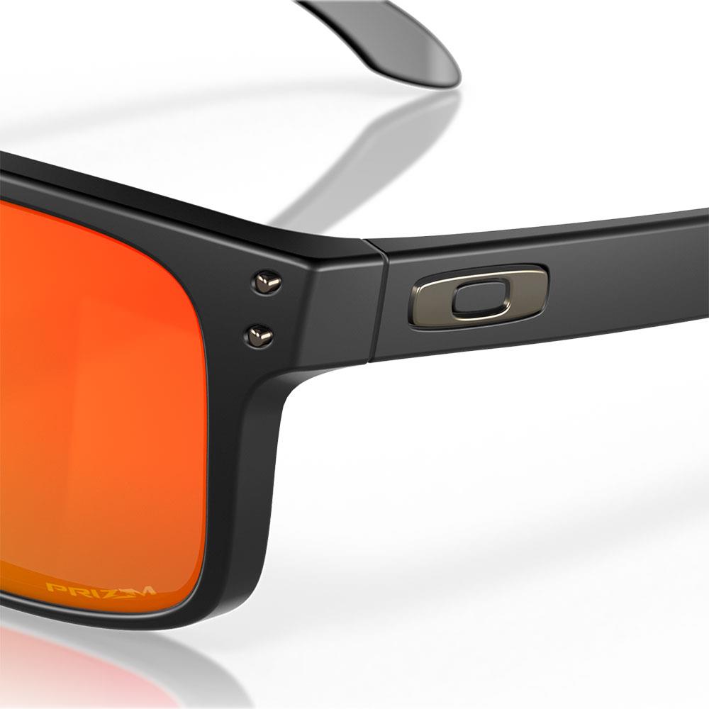 Oakley Holbrook Sunglasses Matte Black - Prizm Ruby Lens