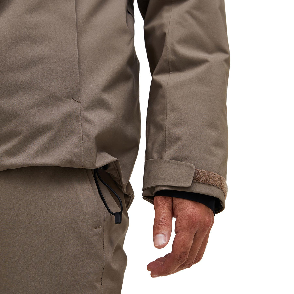 Peak Performance Mens Maroon Insulated Jacket Terrain Tan
