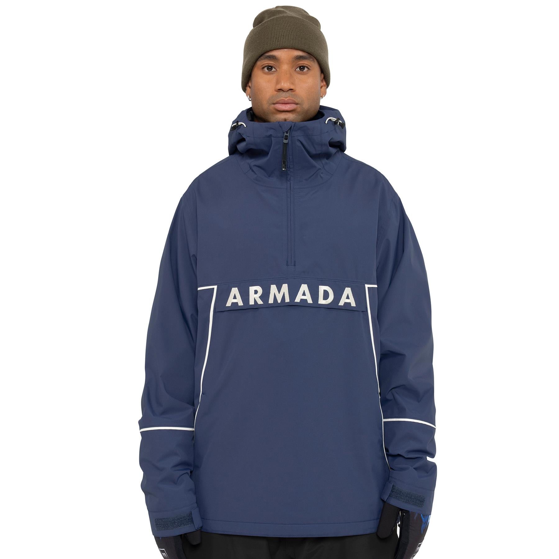 Armada Salisbury 2L Mens Anorak Jacket Navy