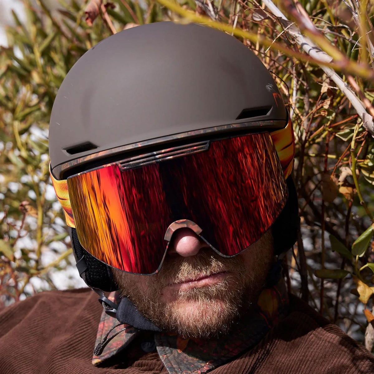 Pit Viper Proform Goggles The Actualbush Inferno - Red + Yellow Snow Lens