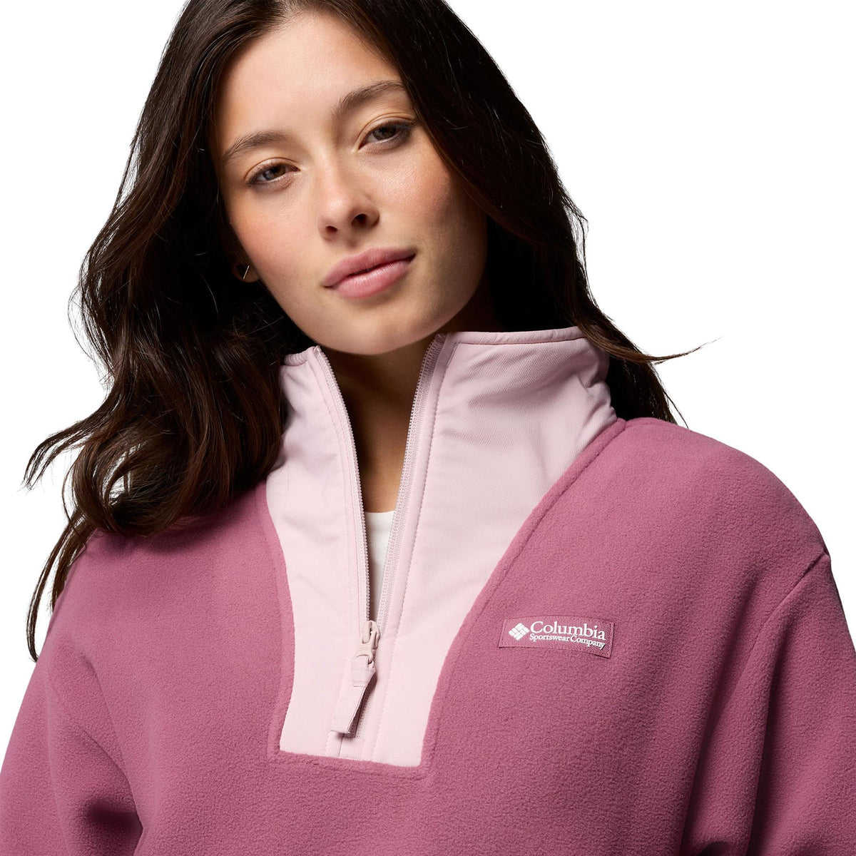 Columbia Sequoia Grove II Half Zip Womens Fleece Antique Mauve