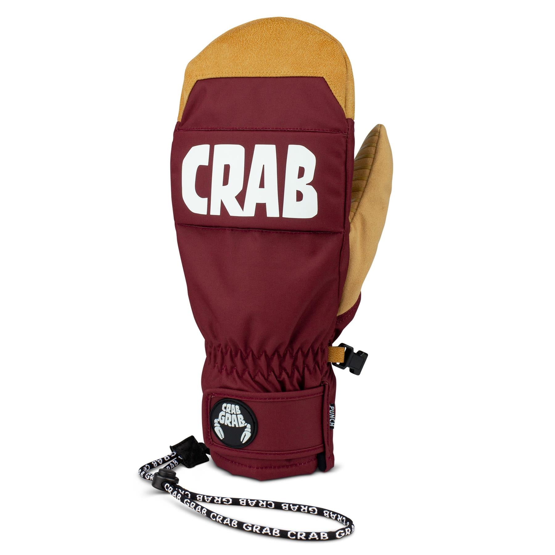 Crab Grab Punch Mitts Maroon