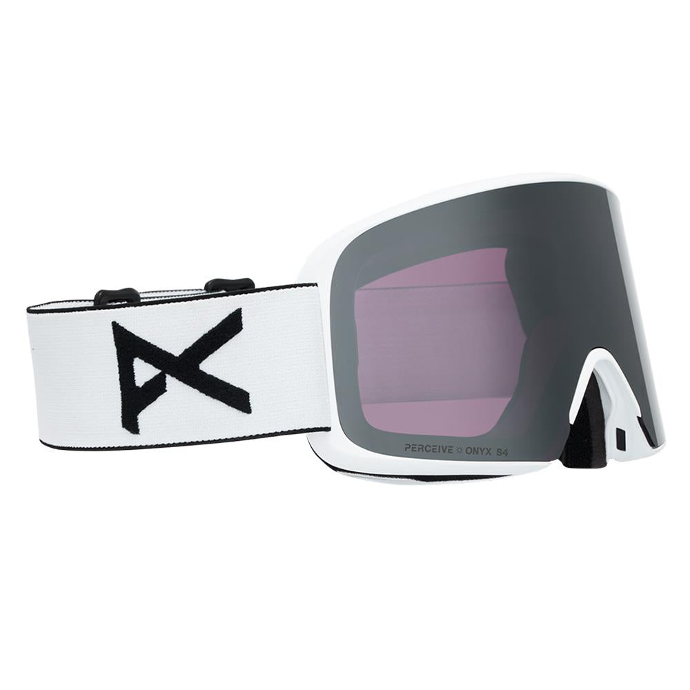 Anon M6 MFI Goggles White - Perceive Sunny Onyx + Variable Violet Lens + Face Mask