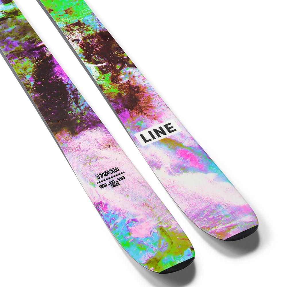 Line Pandora 92 Unisex Skis + Squire 10 QC Bindings 2025