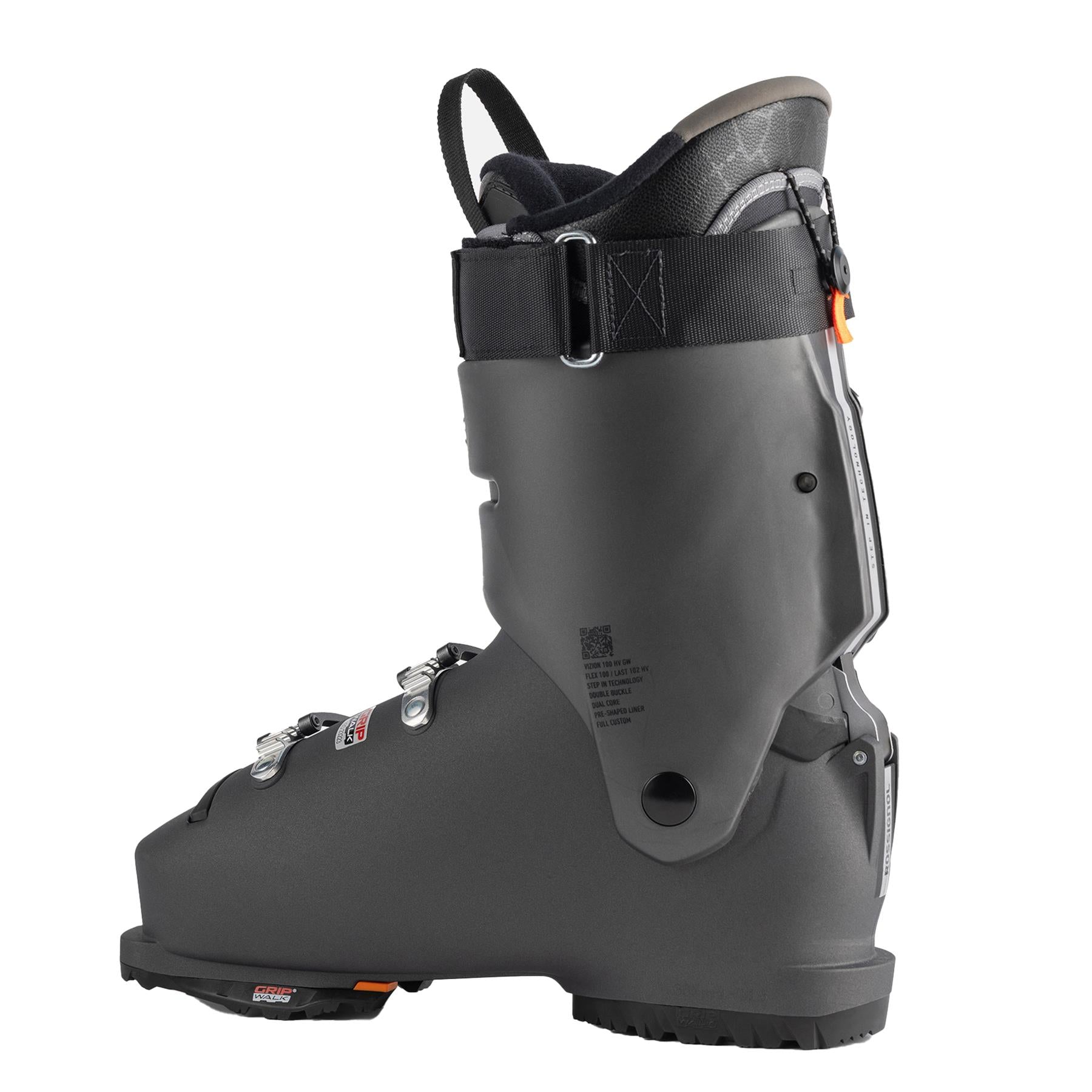 Rossignol Vizion 4B Pro 100 HV GW Mens Ski Boots Metal Grey 2026