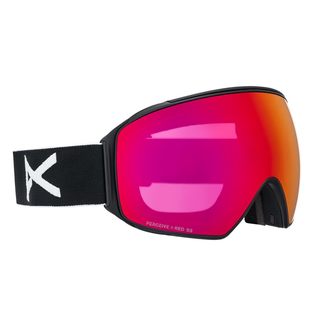 Anon M4 MFI Toric Goggles Black - Perceive Sunny Red + Cloudy Burst Lens + Face Mask