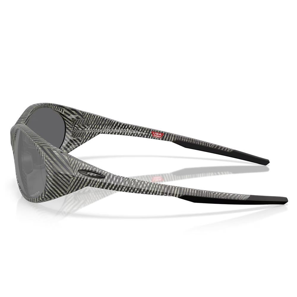 Oakley Eye Jacket Redux Sunglasses Matte Grey Ink Fingerprint - Prizm Black Lens