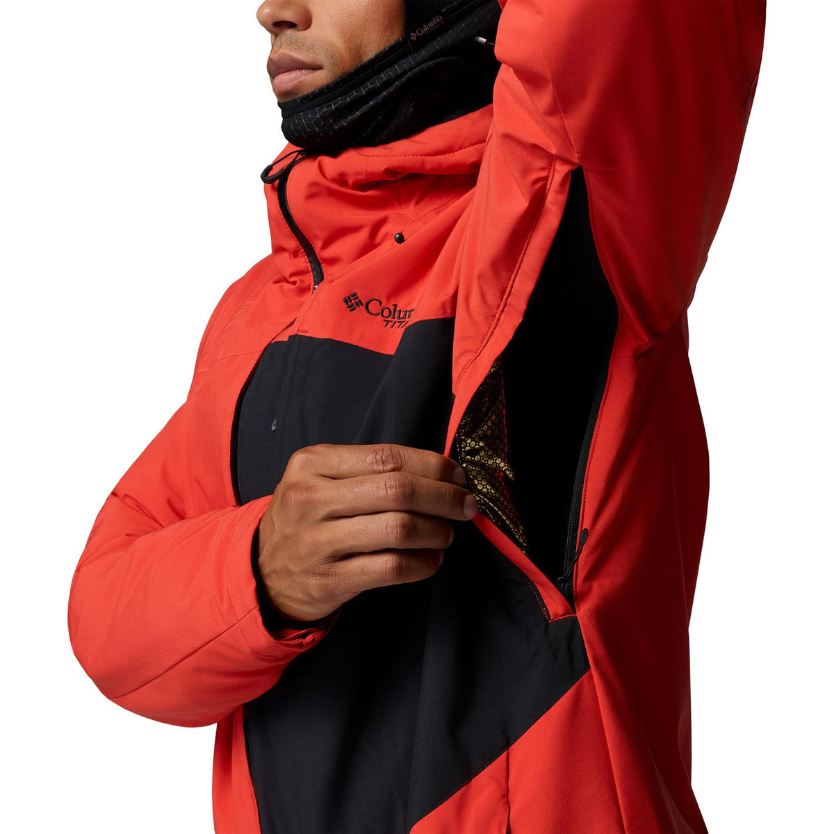 Columbia Winter District III Mens Jacket Super Sonic / Black