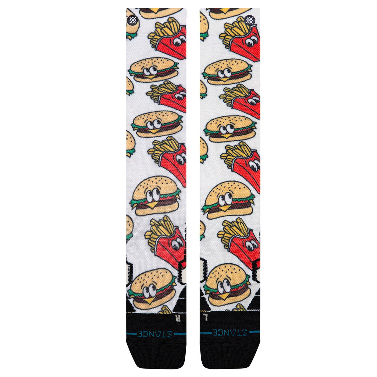 Stance Combo Meal Mid Poly Ski + Snowboard Socks Red