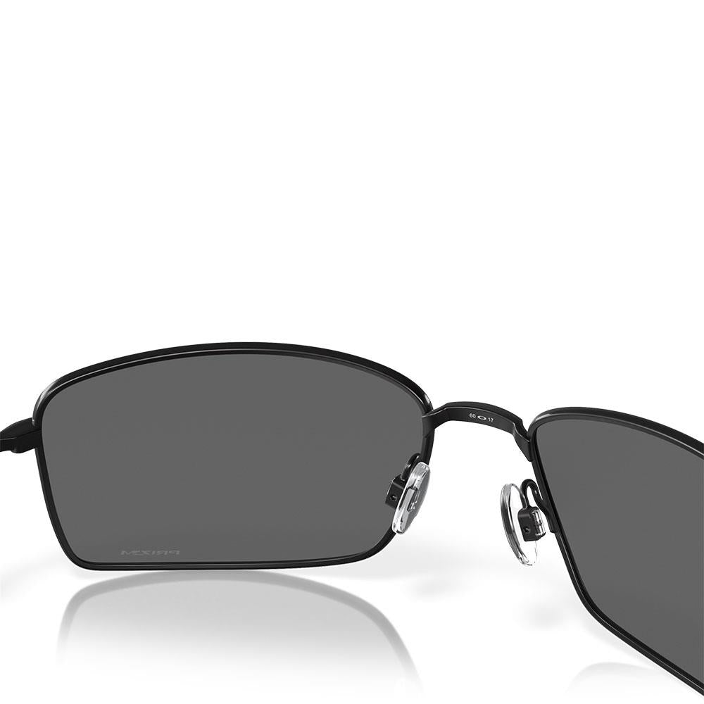 Oakley Square Wire Sunglasses Polished Black - Prizm Black Lens
