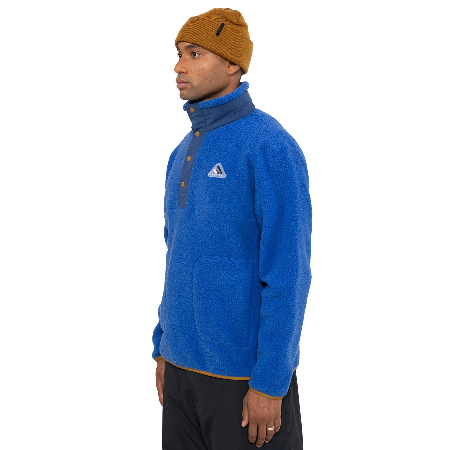 Armada Kenlem Mens Popover Fleece Dazzler/Navy