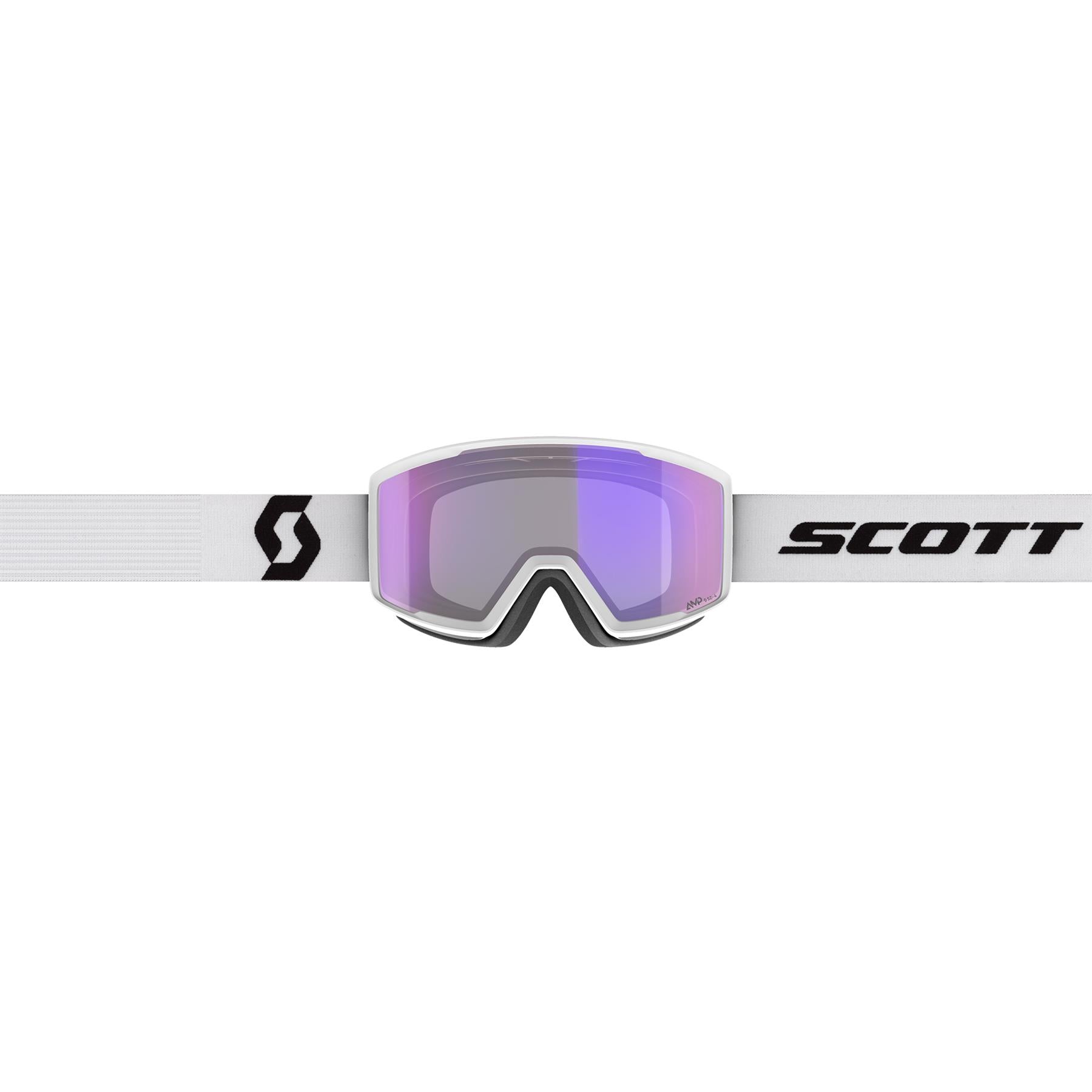 Scott Factor Pro LS Goggles Mineral White/Black - Light Sensitive Blue Chrome Lens