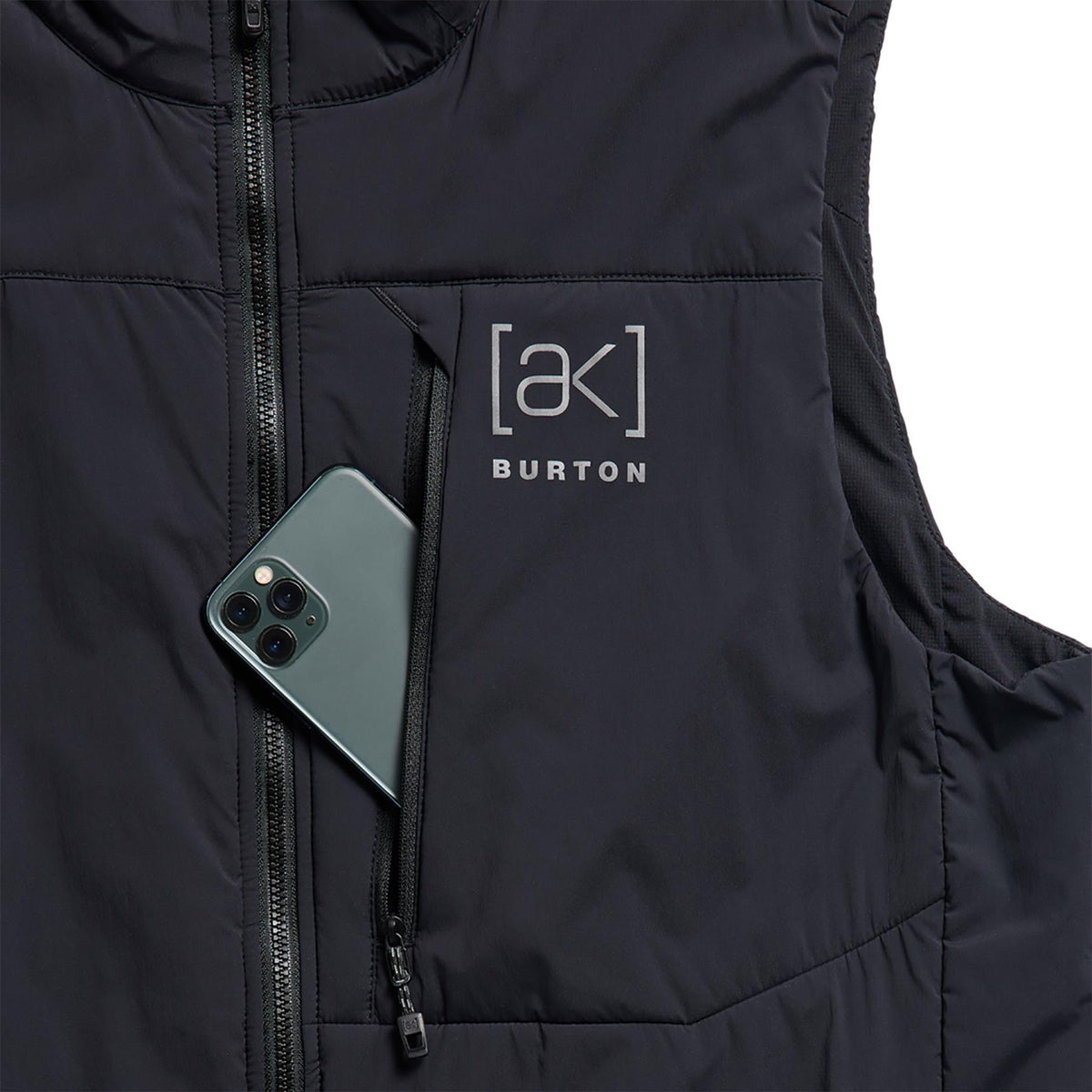 Burton Mens [ak] Helium Stretch Insulated Vest True Black