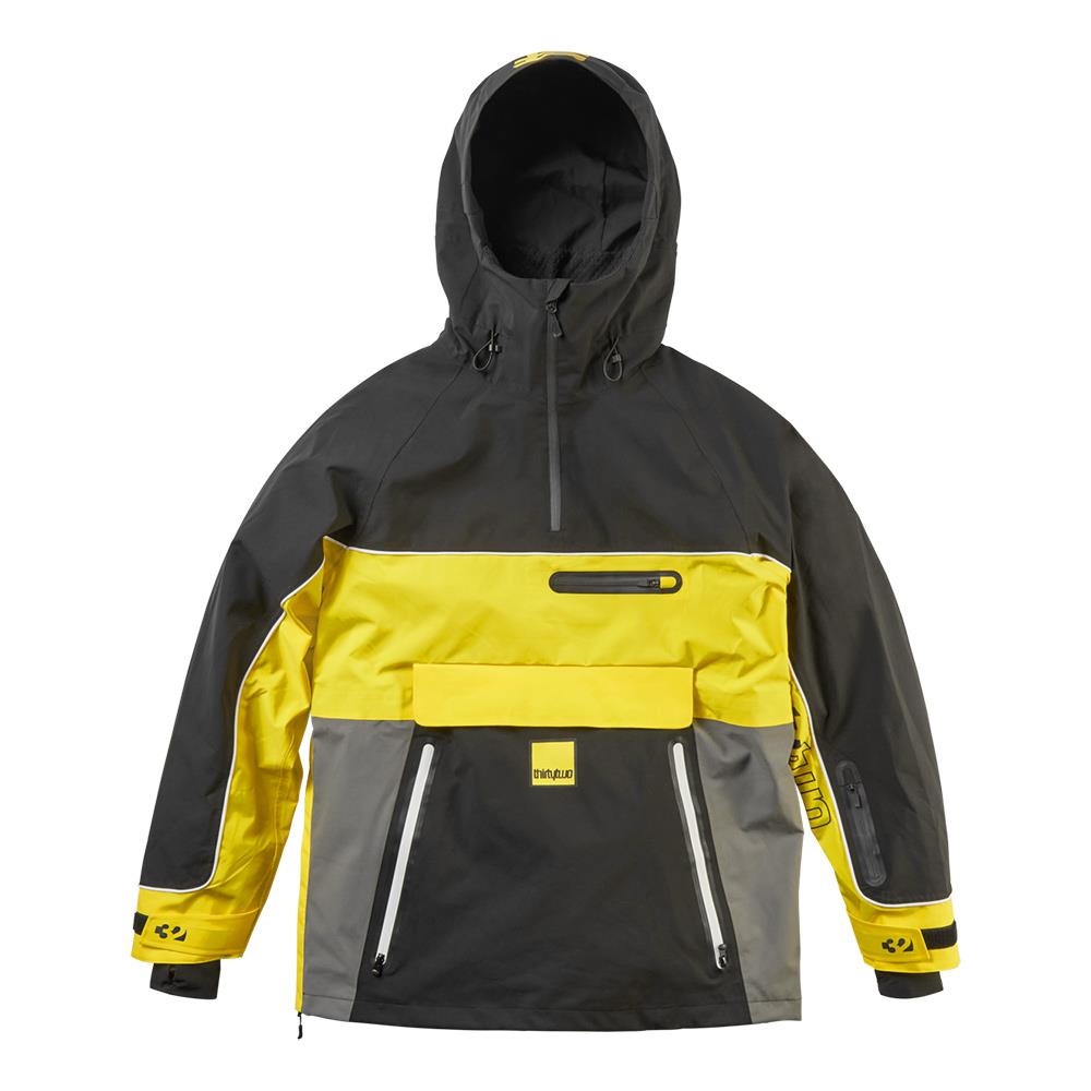Thirtytwo Light Anorak Mens Jacket Black/Yellow