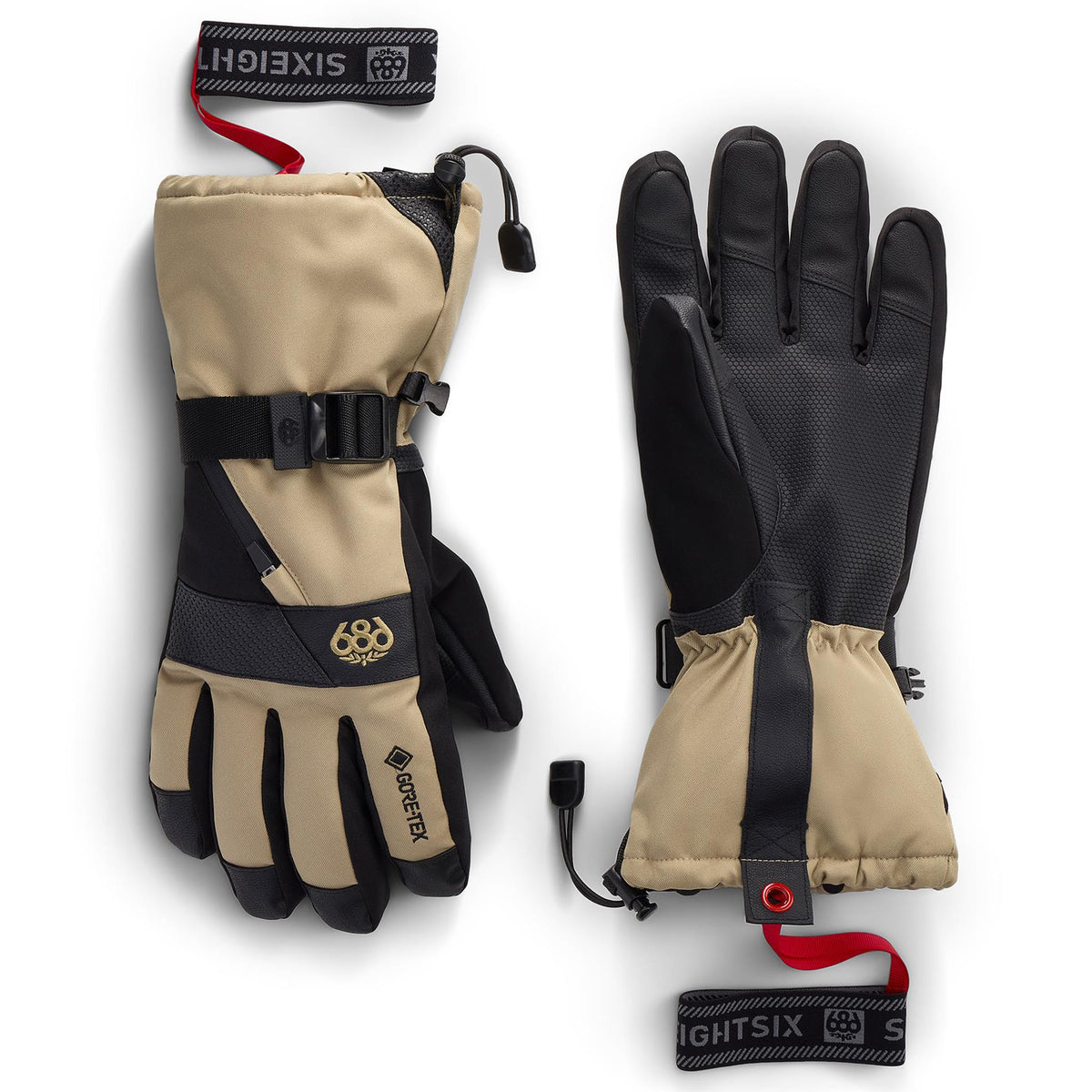 686 Mens Gore-Tex Smarty 3-In-1 Gauntlet Gloves Khaki
