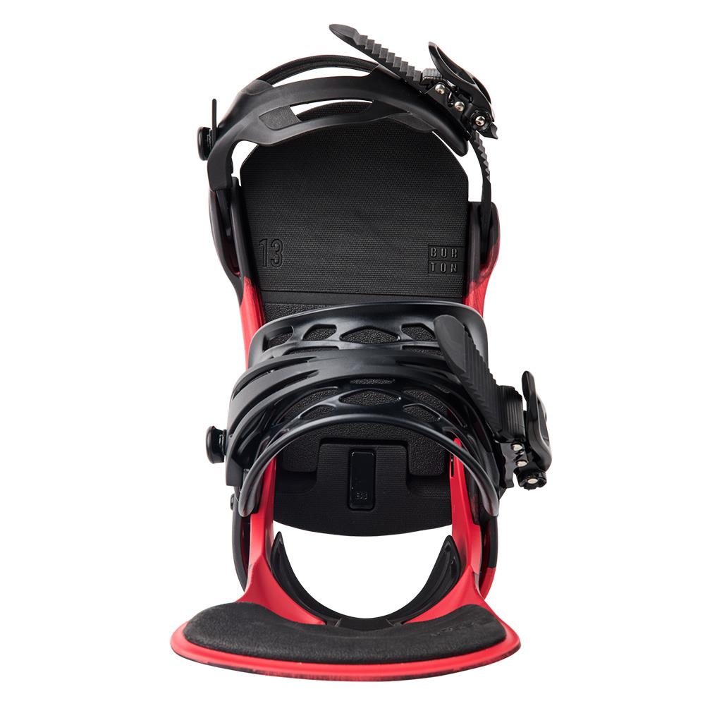 Burton Cartel X Re:Flex Mens Snowboard Bindings Black/Red 2026