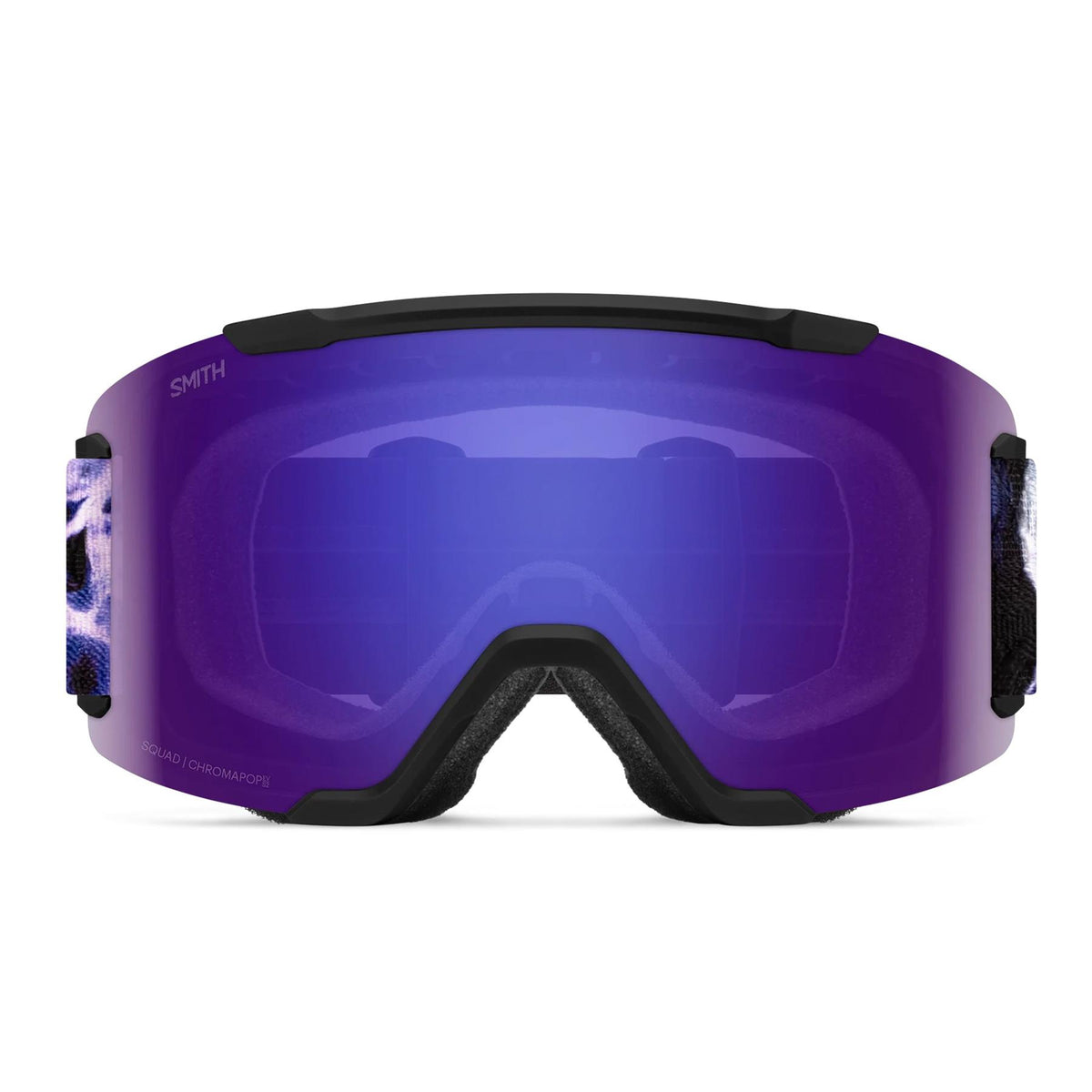 Smith Squad Goggles Black Flex Plasma - Chromapop Everyday Violet Mirror + Spare Lens