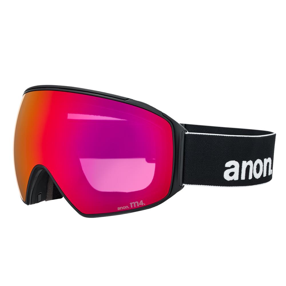 Anon M4 MFI Toric Goggles Black - Perceive Sunny Red + Cloudy Burst Lens + Face Mask