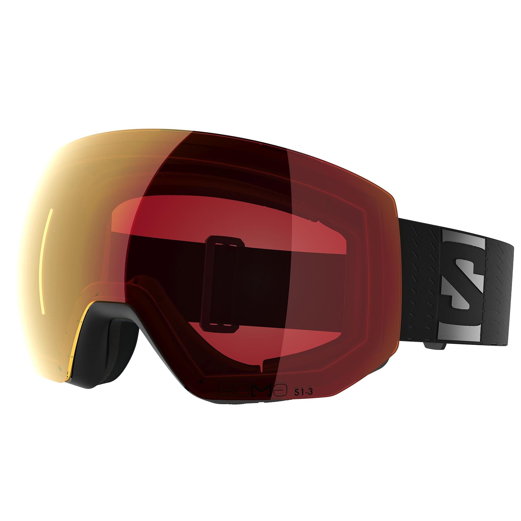 Salomon Radium Pro Sigma Photo Goggles Black - Red Photo Lens
