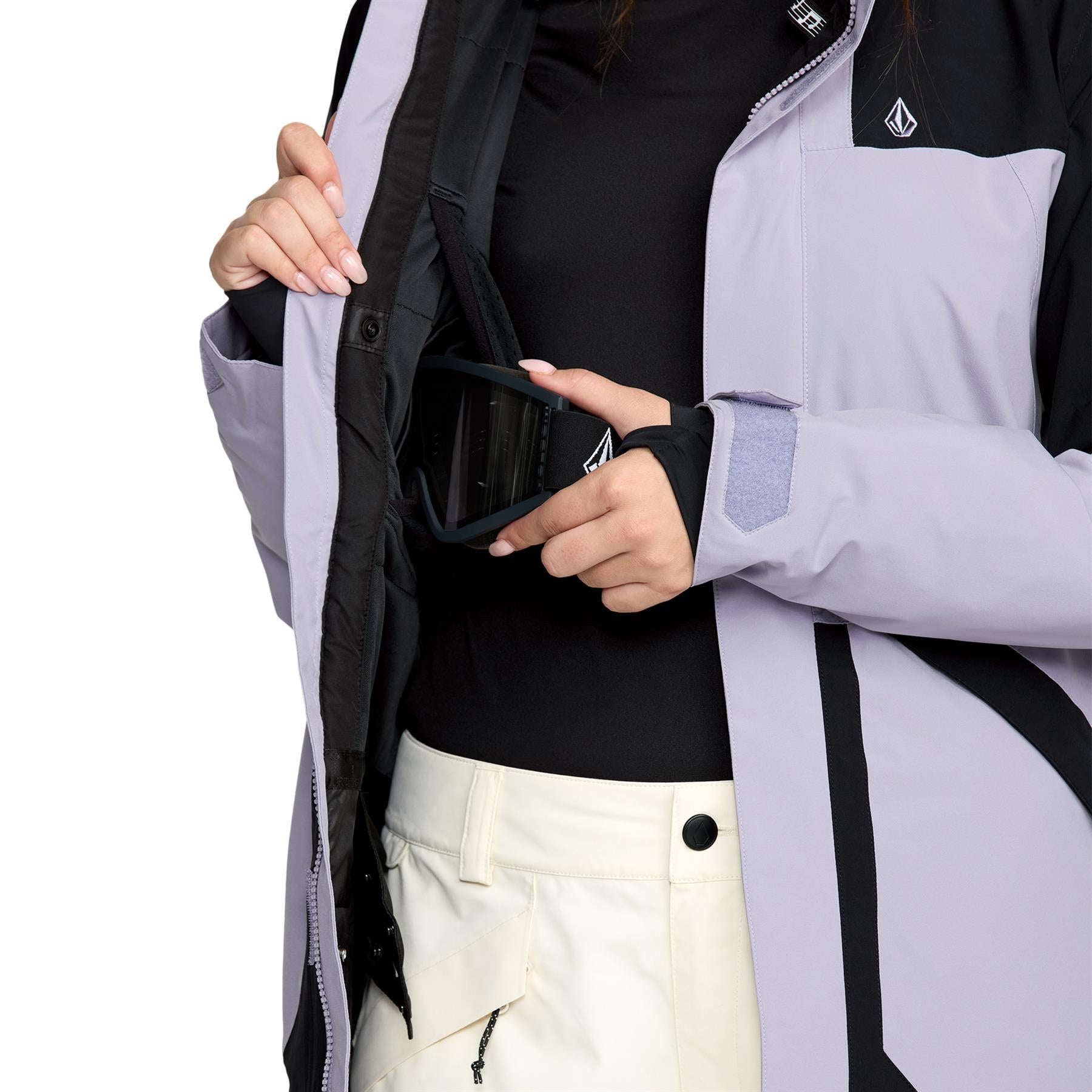 Volcom Shelter 20K 3D Womens Stretch Jacket Lavender Aura