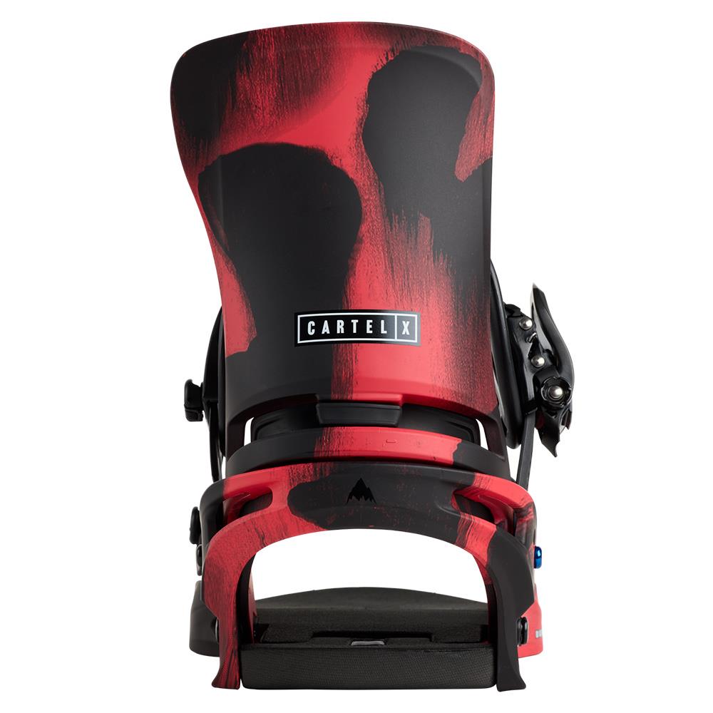 Burton Cartel X Re:Flex Mens Snowboard Bindings Black/Red 2026