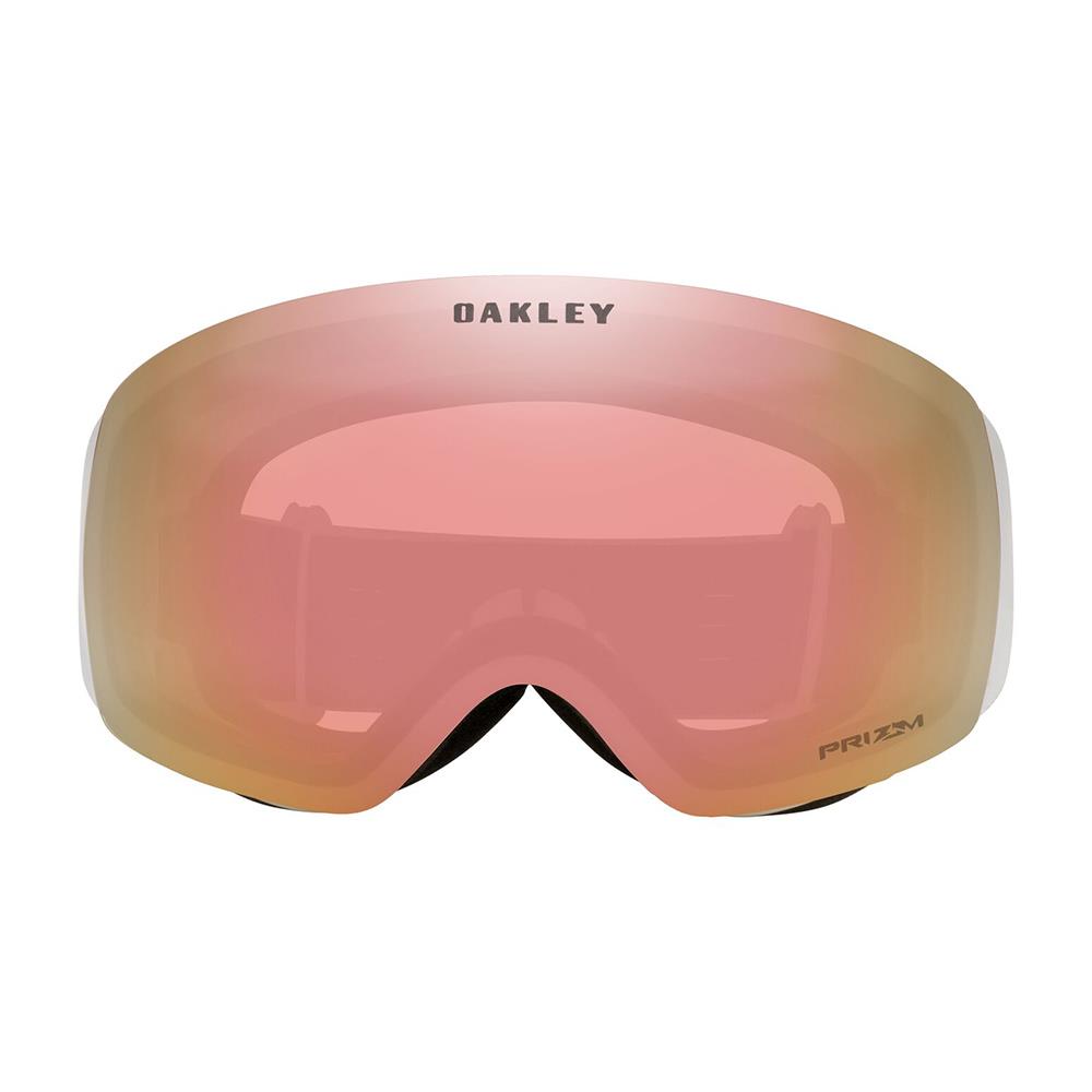 Oakley Flight Deck M Goggles Matte White - Prizm Rose Gold Lens