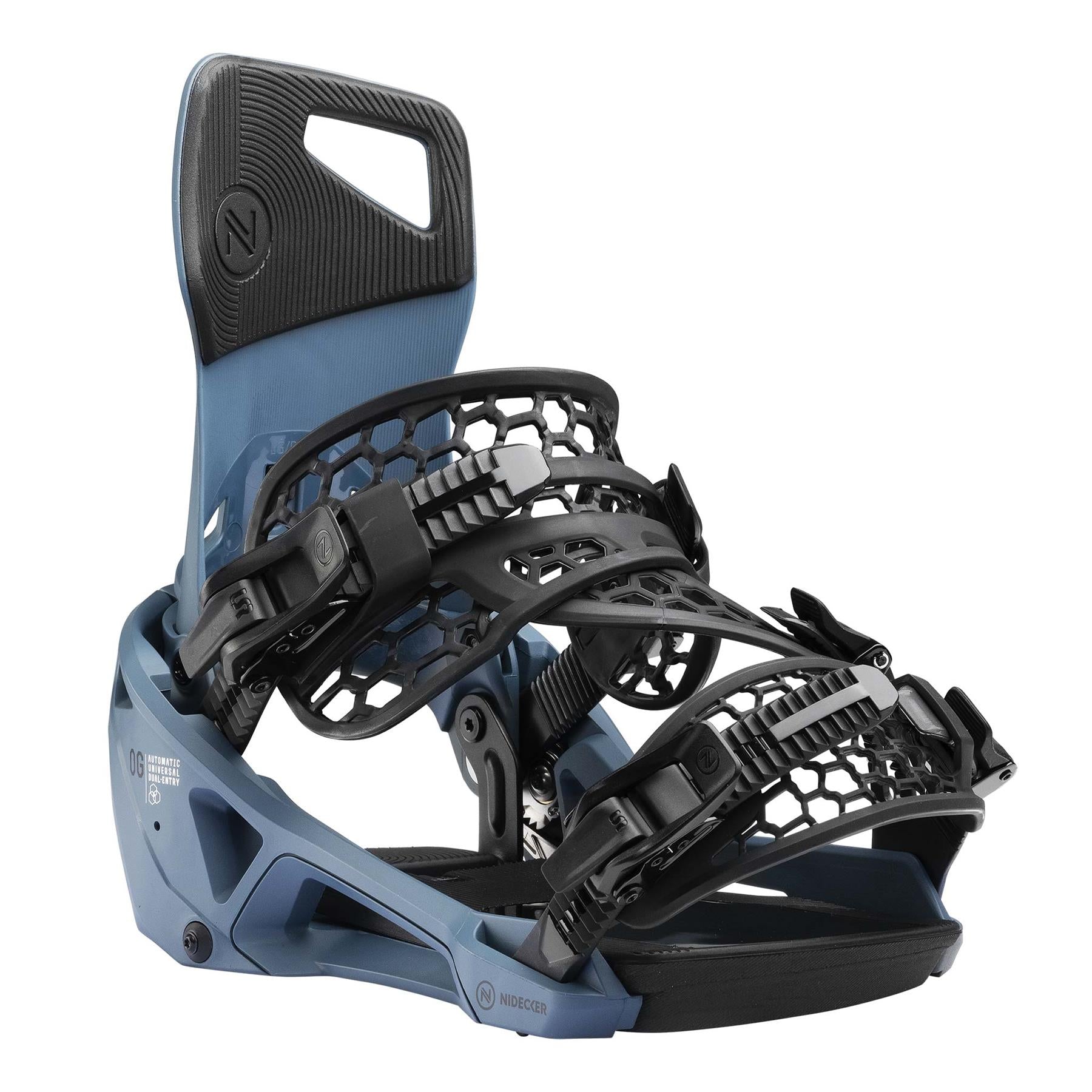 Nidecker Supermatic OG Step-In Snowboard Bindings Atlantic 2026
