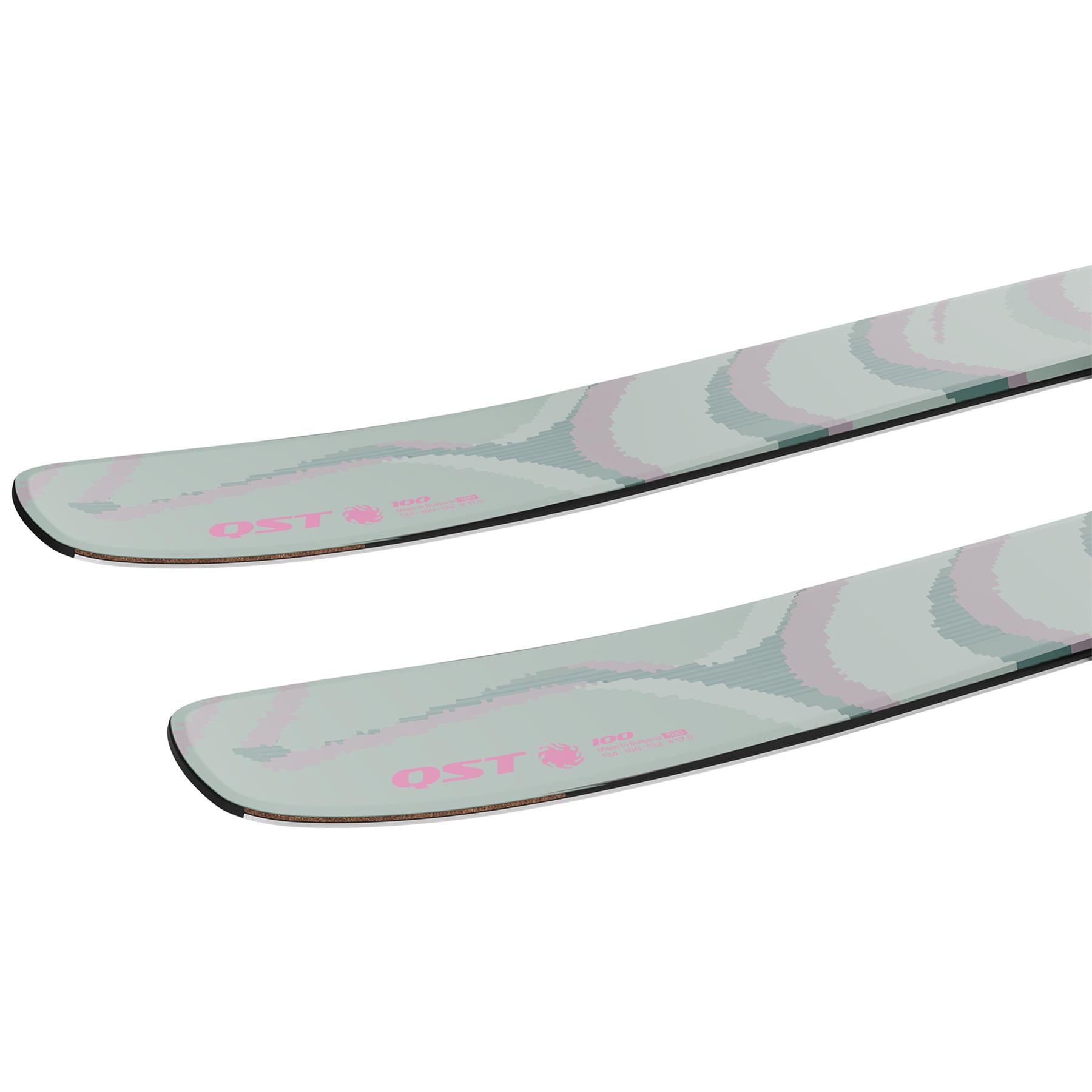 Salomon QST 100 Skis Iceberg Green 2026