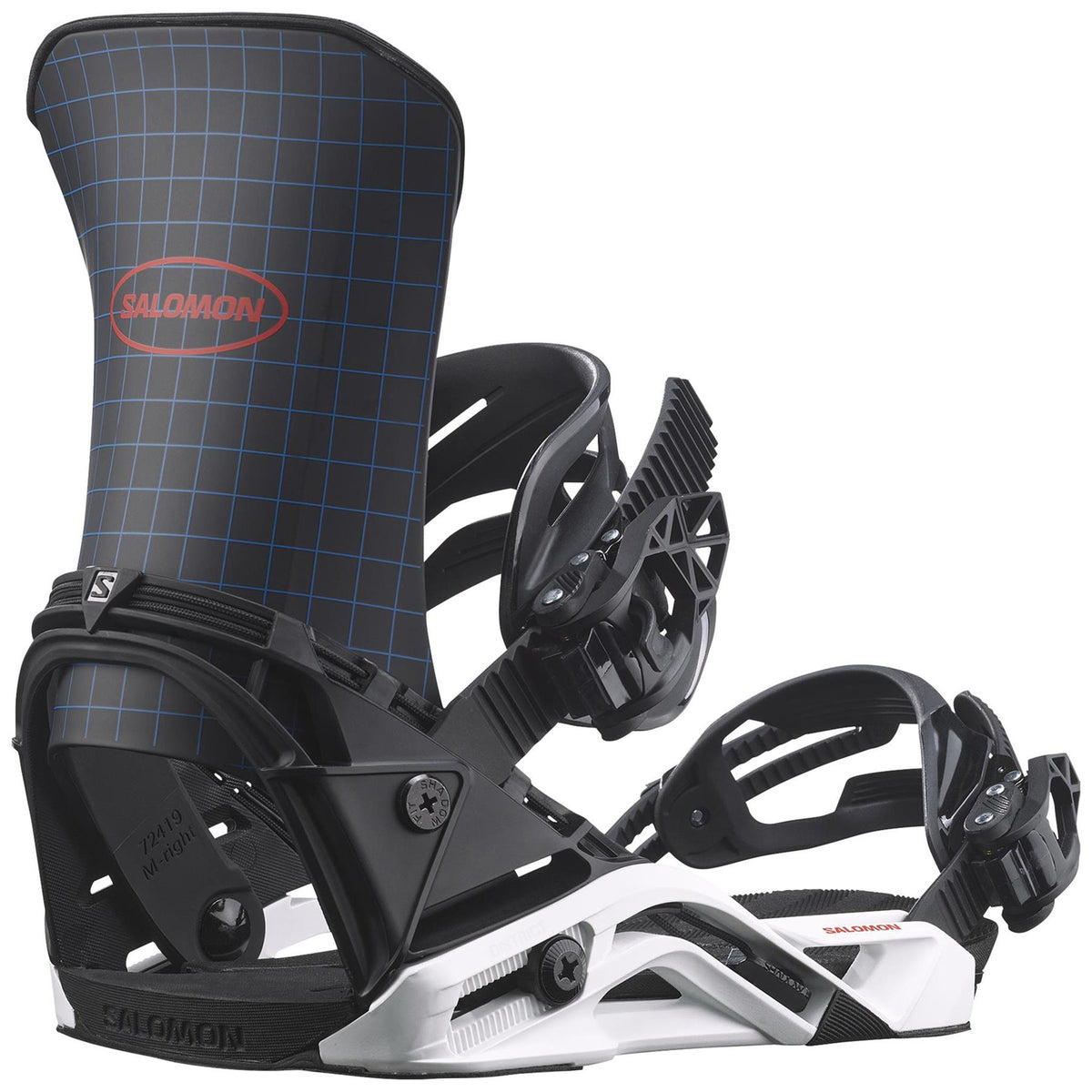 Salomon District Mens Snowboard Bindings Black/White 2027