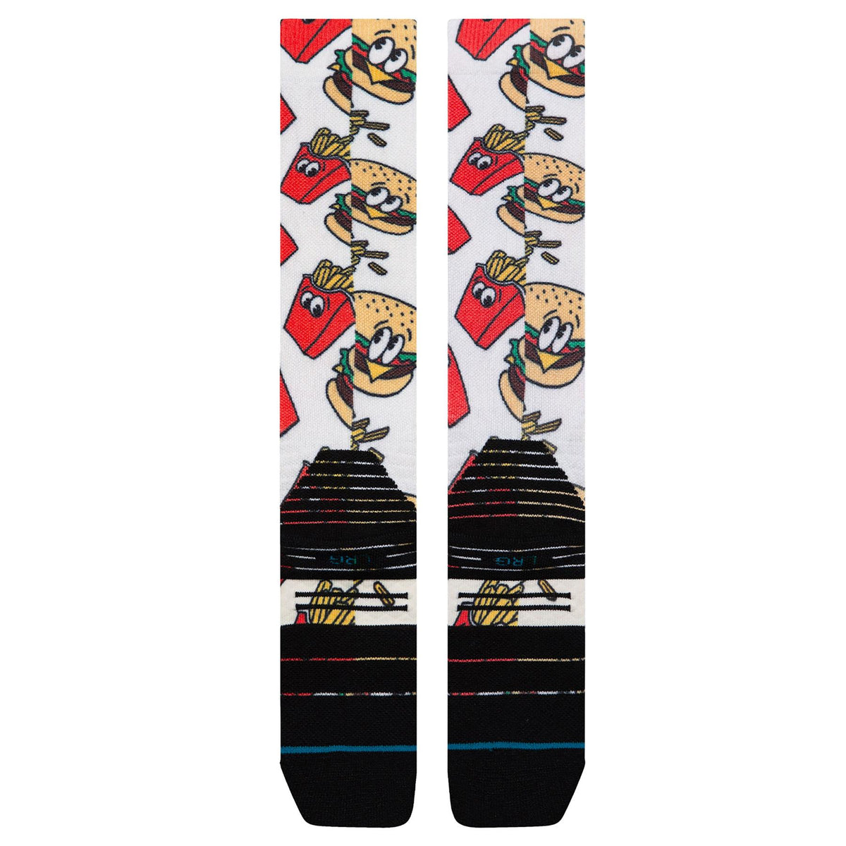 Stance Combo Meal Mid Poly Ski + Snowboard Socks Red